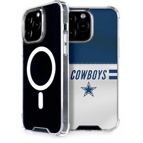 NFL Dallas Cowboys White Striped iPhone Cases